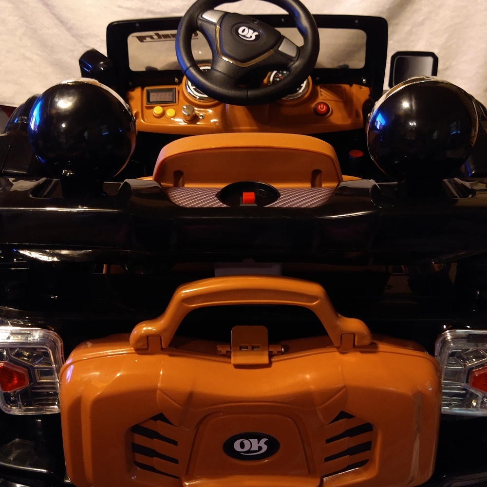 Electric ride on jeep with remote control for kids